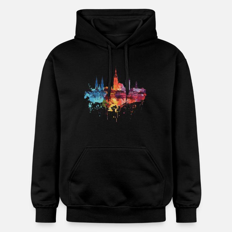 Walbrzych - Sweat à capuche Softstyle® Gildan Unisexe - noir
