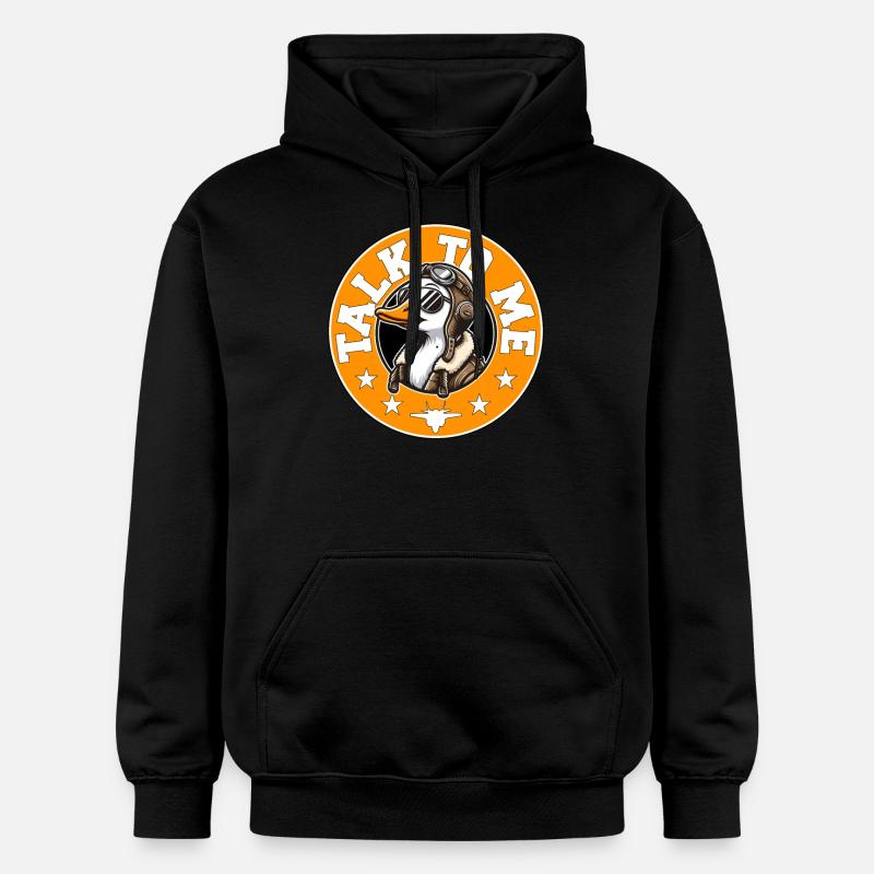 PARLEZ-MOI OIE - Sweat à capuche Softstyle® Gildan Unisexe - noir