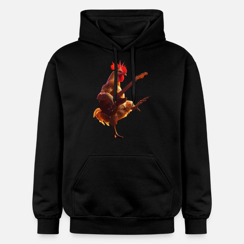 Guitare Coq - Sweat à capuche Softstyle® Gildan Unisexe - noir
