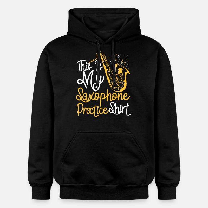 Saxophone C’est mon saxophone - Sweat à capuche Softstyle® Gildan Unisexe - noir