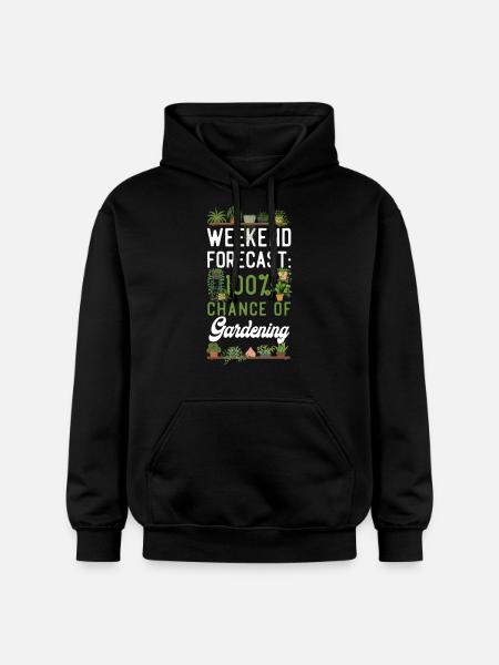Plant Lover Gardening Weekend - Gildan Unisex Softstyle® Midweight Hoodie - black