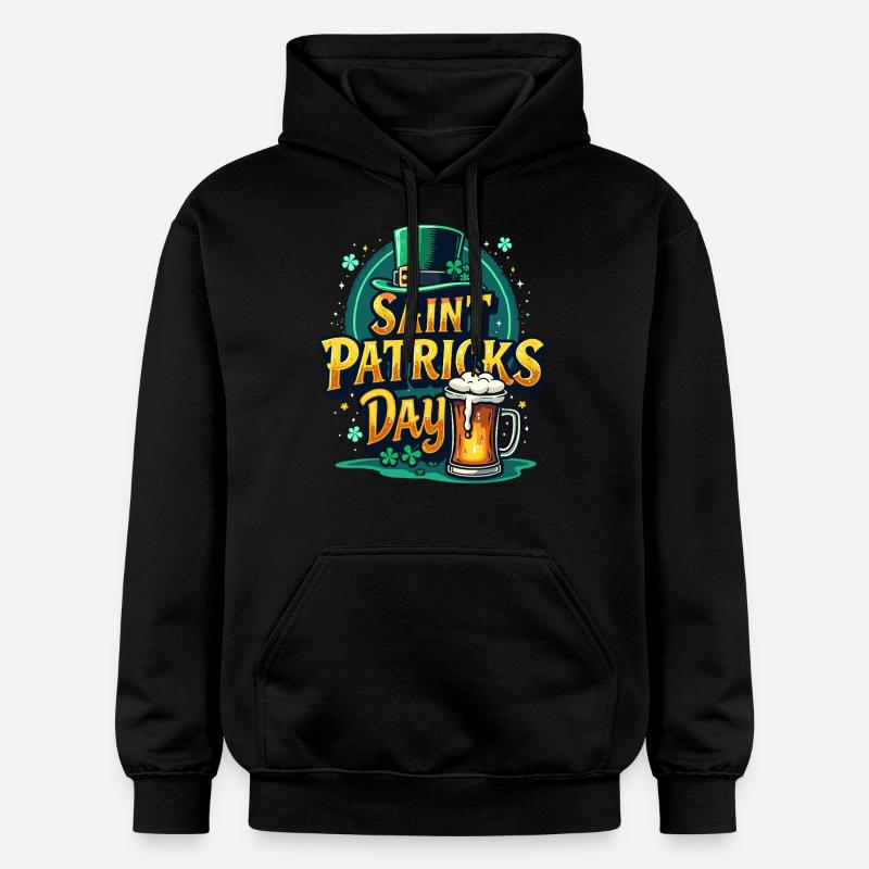 Bière de la Saint-Patrick - Sweat à capuche Softstyle® Gildan Unisexe - noir