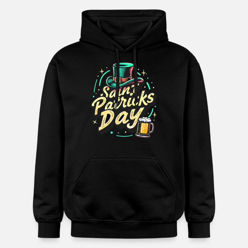 Bière de la Saint-Patrick - Sweat à capuche Softstyle® Gildan Unisexe - noir