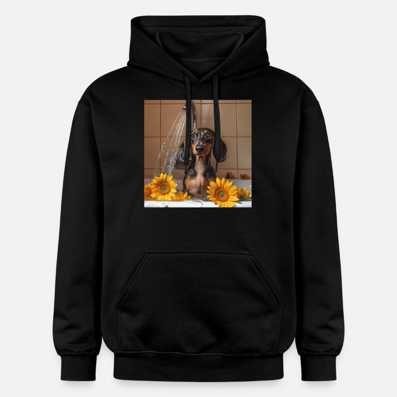 Dackel - Gildan Unisex Softstyle® Midweight Hoodie - Schwarz