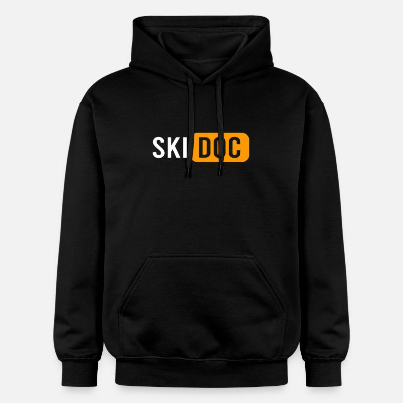 Ski Doc Sports d’hiver - Sweat à capuche Softstyle® Gildan Unisexe - noir