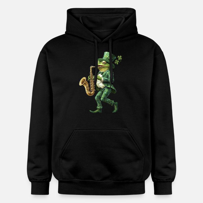 Frosch - Gildan Unisex Softstyle® Midweight Hoodie - Schwarz