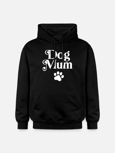 Dog Mum - Gildan Unisex Softstyle® Midweight Hoodie - black