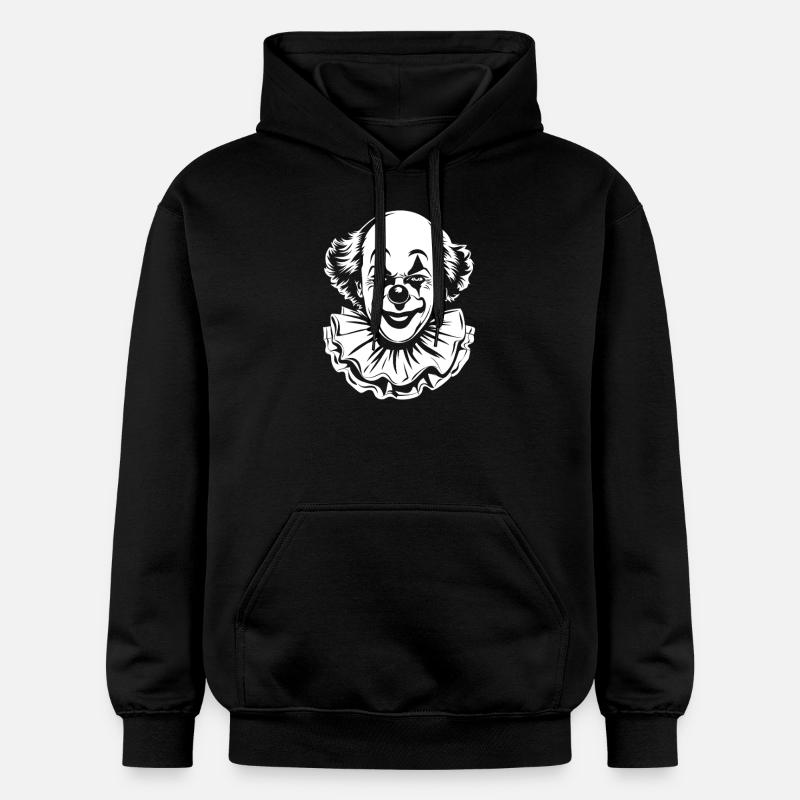 Clown d’horreur - Sweat à capuche Softstyle® Gildan Unisexe - noir