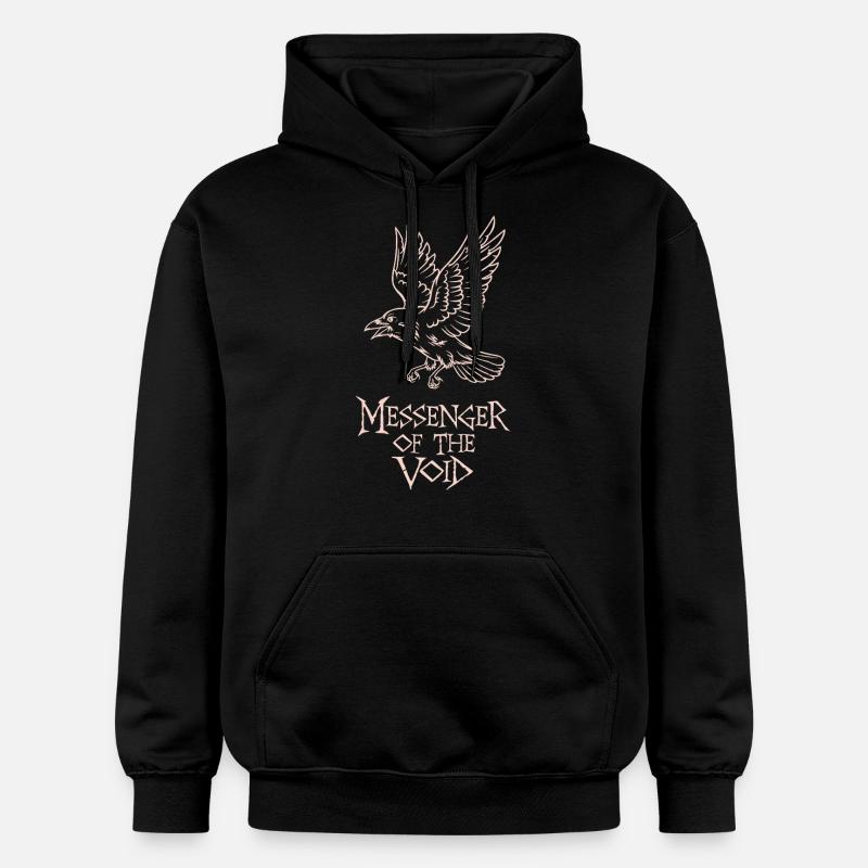 Messager Oiseau du Vide Mystique - Sweat à capuche Softstyle® Gildan Unisexe - noir