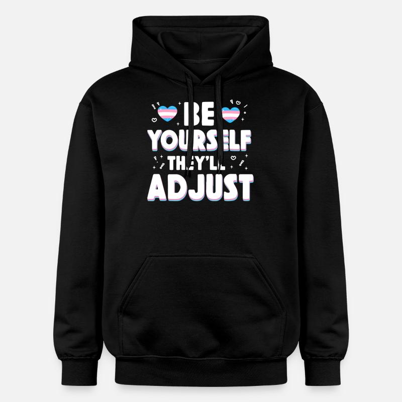 Fierté LGBT transgenre - Sweat à capuche Softstyle® Gildan Unisexe - noir