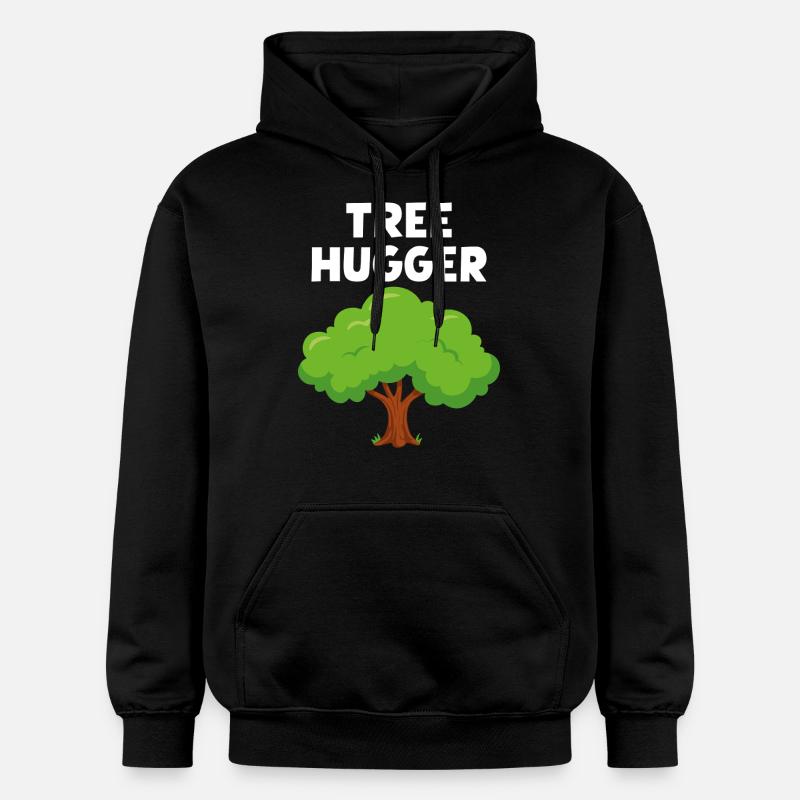 Câlin d’arbre - Sweat à capuche Softstyle® Gildan Unisexe - noir