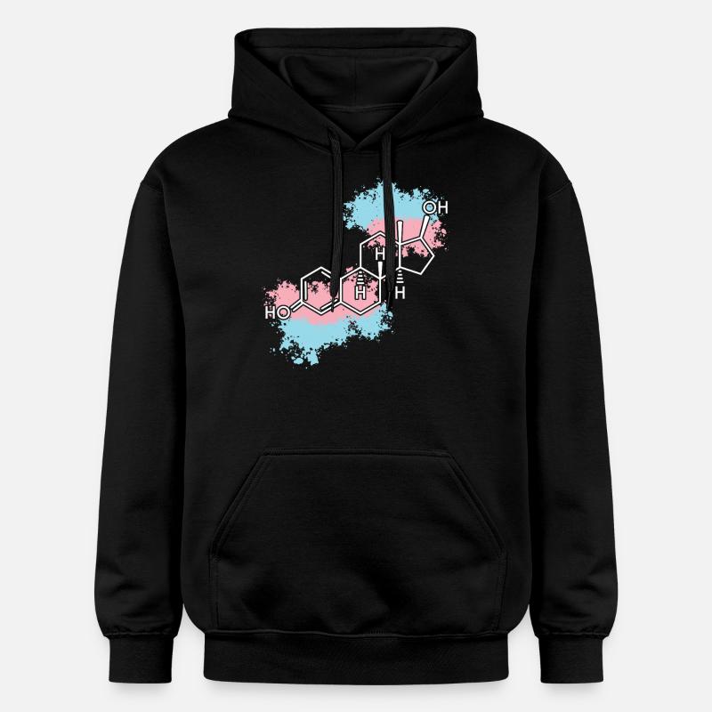 Fierté LGBT transgenre - Sweat à capuche Softstyle® Gildan Unisexe - noir