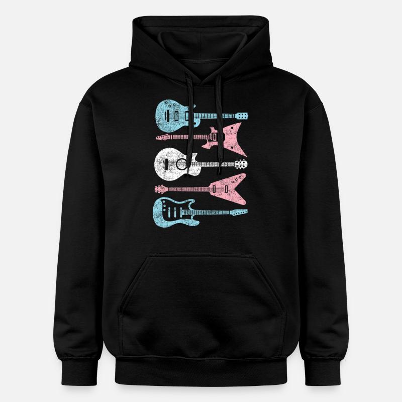 Fierté LGBT transgenre - Sweat à capuche Softstyle® Gildan Unisexe - noir