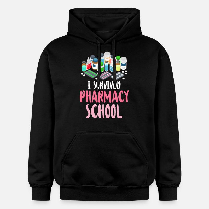 Technicien en pharmacie - Sweat à capuche Softstyle® Gildan Unisexe - noir
