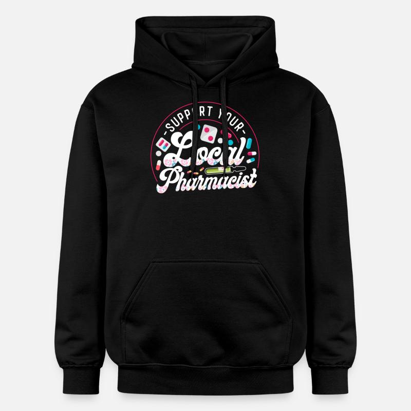 Technicien en pharmacie - Sweat à capuche Softstyle® Gildan Unisexe - noir