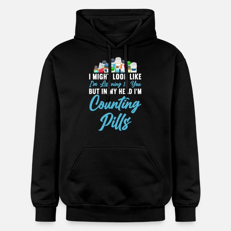 Technicien en pharmacie - Sweat à capuche Softstyle® Gildan Unisexe - noir