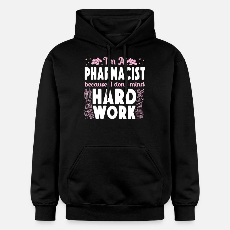 Technicien en pharmacie - Sweat à capuche Softstyle® Gildan Unisexe - noir
