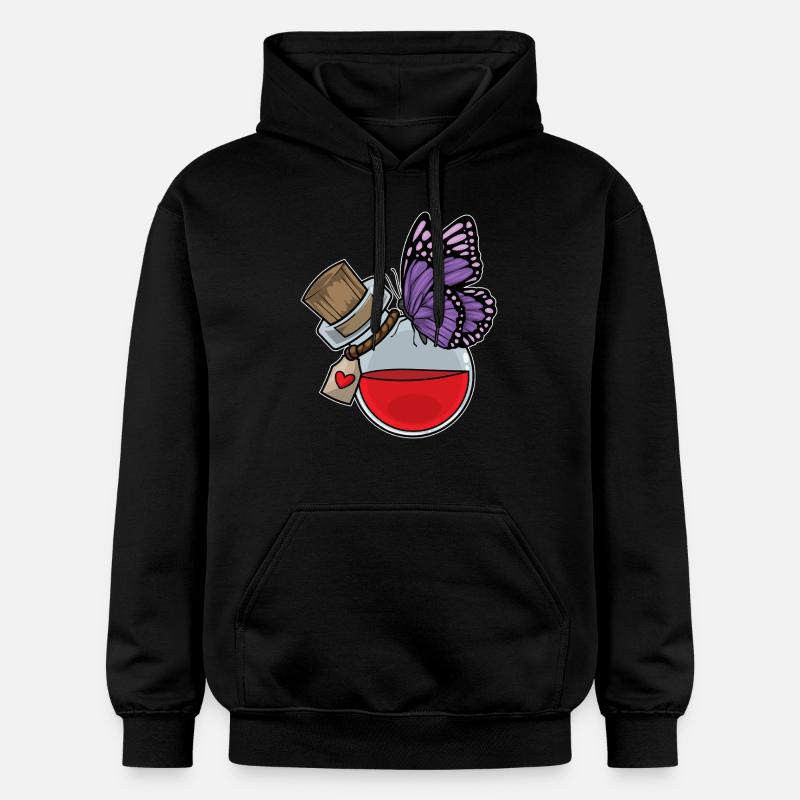 Potion de papillon - Sweat à capuche Softstyle® Gildan Unisexe - noir