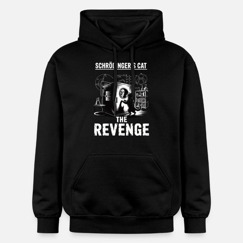 Le chat de Schroedinger Revenge - Sweat à capuche Softstyle® Gildan Unisexe - noir