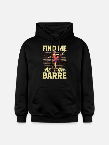 Ballet Find Me At The Barre Classical Music Lover - Gildan Unisex Softstyle® Midweight Hoodie - black