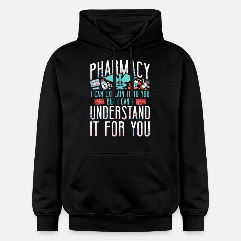 Technicien en pharmacie - Sweat à capuche Softstyle® Gildan Unisexe - noir