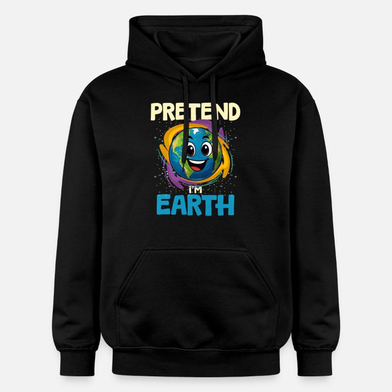 Planète Terre - Sweat à capuche Softstyle® Gildan Unisexe - noir