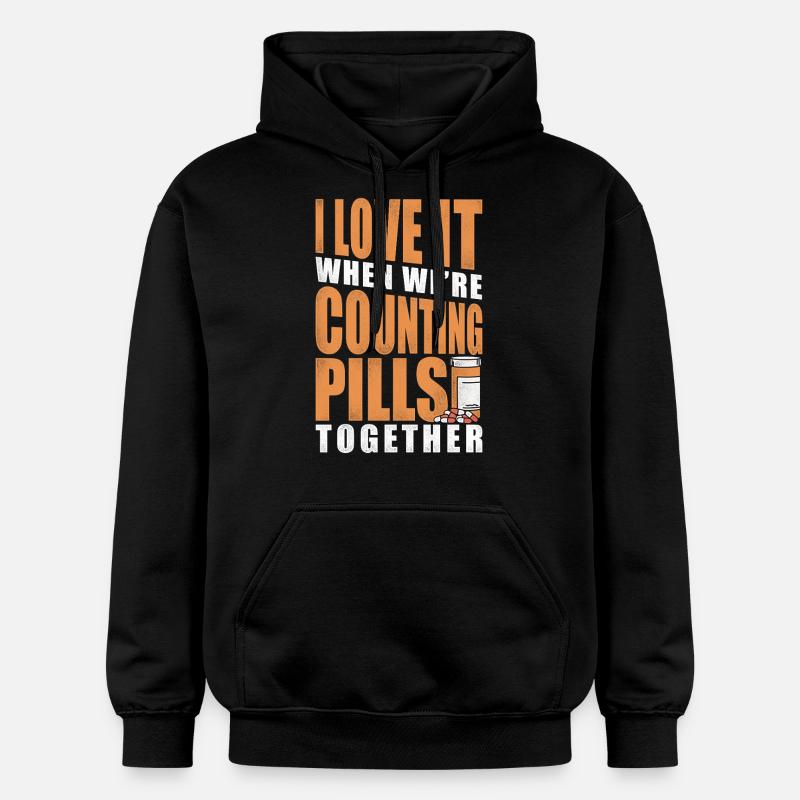 Technicien en pharmacie - Sweat à capuche Softstyle® Gildan Unisexe - noir