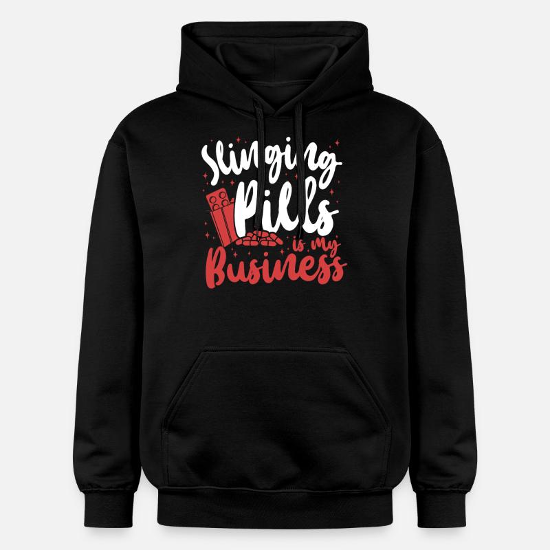 Technicien en pharmacie - Sweat à capuche Softstyle® Gildan Unisexe - noir