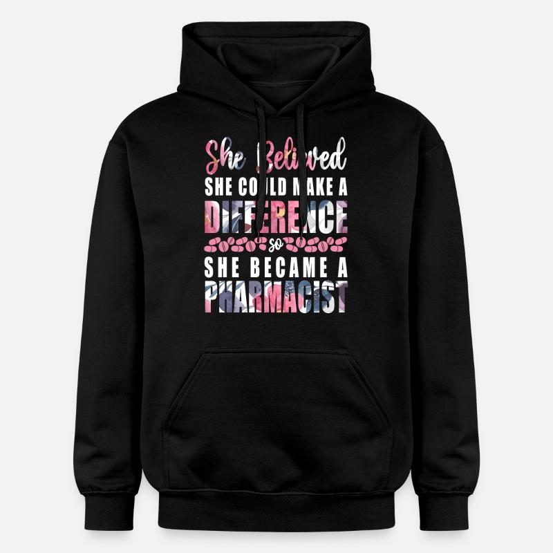 Pharmacy Tech Technician - Gildan Unisex Softstyle® Midweight Hoodie - Schwarz