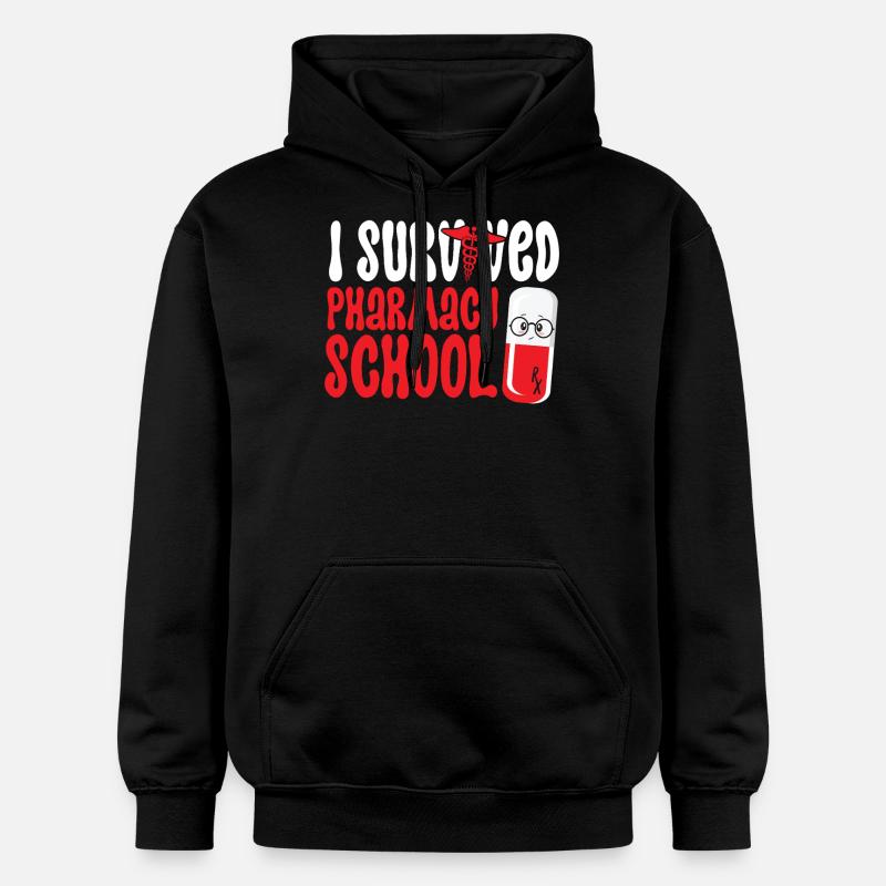 Technicien en pharmacie - Sweat à capuche Softstyle® Gildan Unisexe - noir