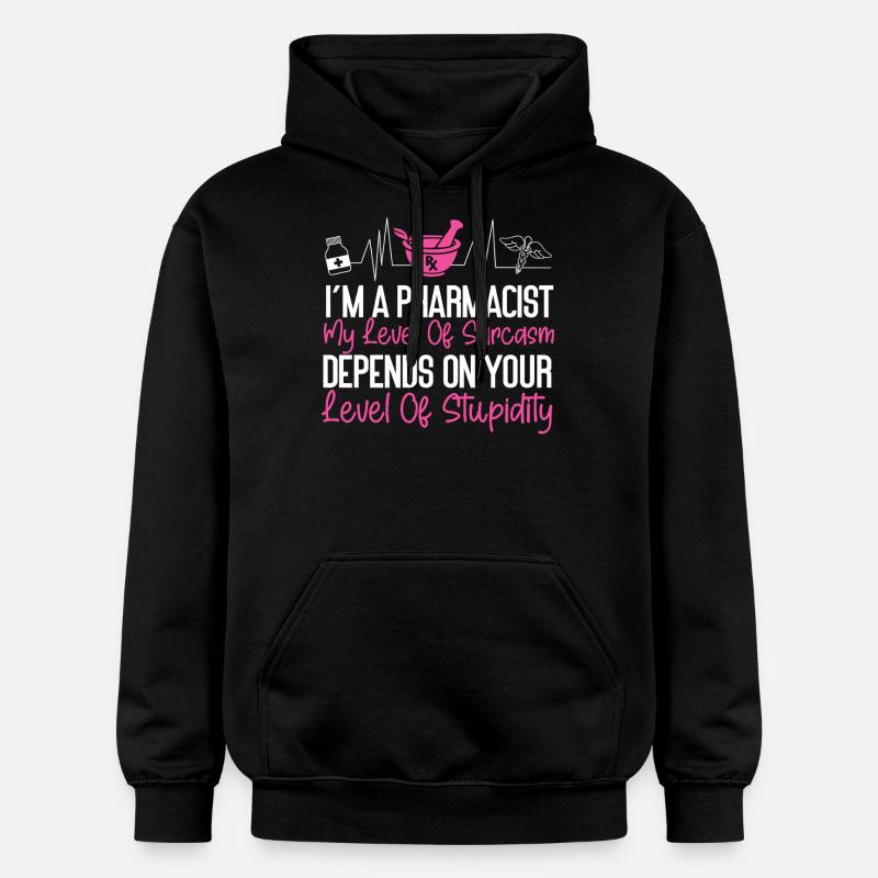 Pharmacy Tech Technician - Gildan Unisex Softstyle® Midweight Hoodie - Schwarz