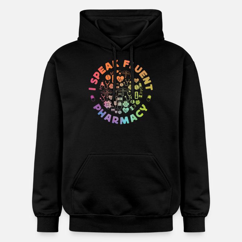 Pharmacy Tech Technician - Gildan Unisex Softstyle® Midweight Hoodie - black