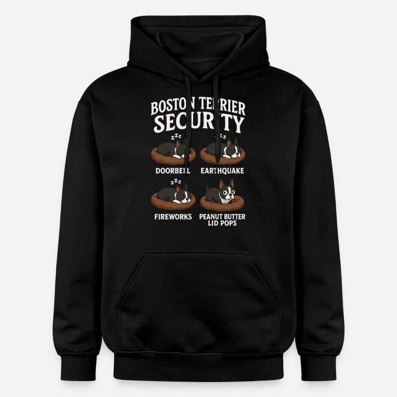 Boston Terrier - Sweat à capuche Softstyle® Gildan Unisexe - noir