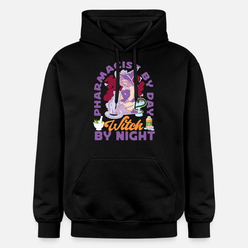 Technicien en pharmacie - Sweat à capuche Softstyle® Gildan Unisexe - noir
