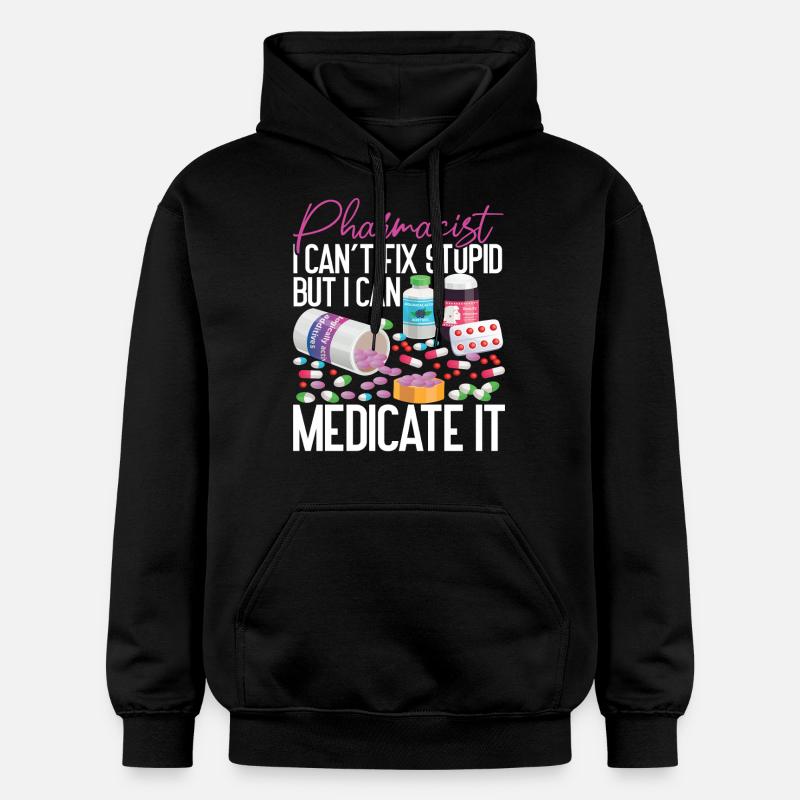 Pharmacy Tech Technician - Gildan Unisex Softstyle® Midweight Hoodie - Schwarz