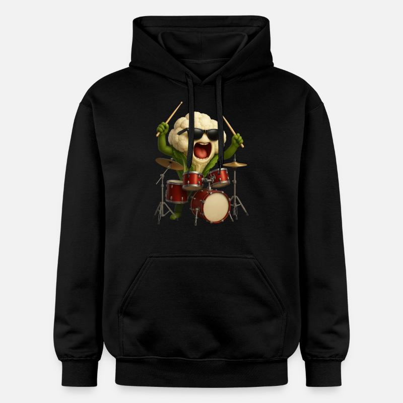 Tambours de chou-fleur - Sweat à capuche Softstyle® Gildan Unisexe - noir