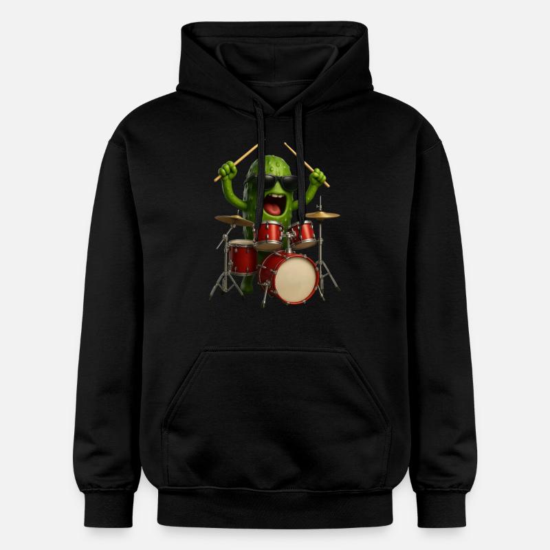 Tambours de citrouille aux épices - Sweat à capuche Softstyle® Gildan Unisexe - noir