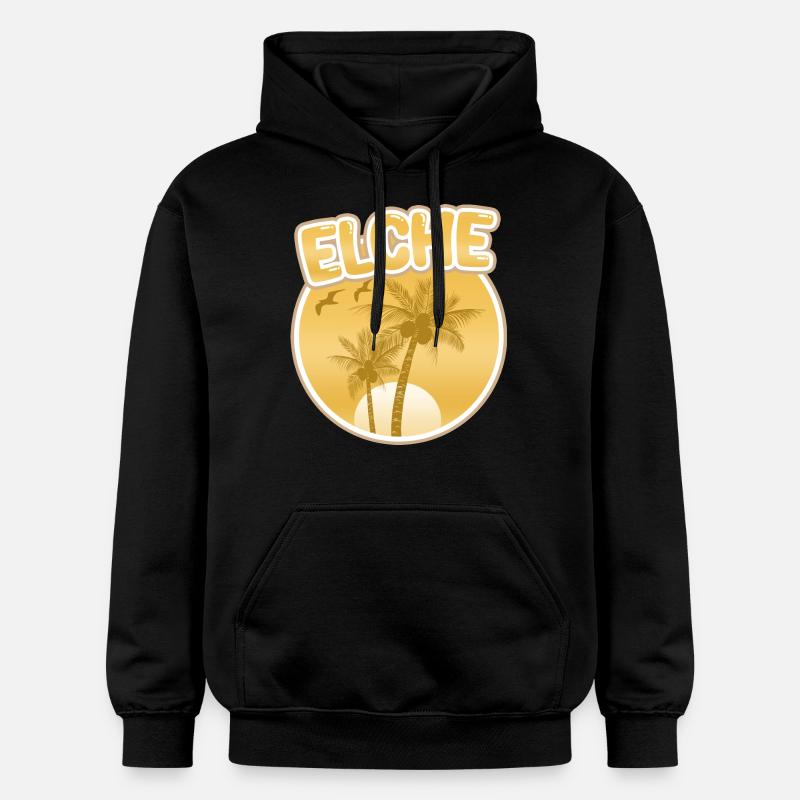 Vacances à Elche - Sweat à capuche Softstyle® Gildan Unisexe - noir