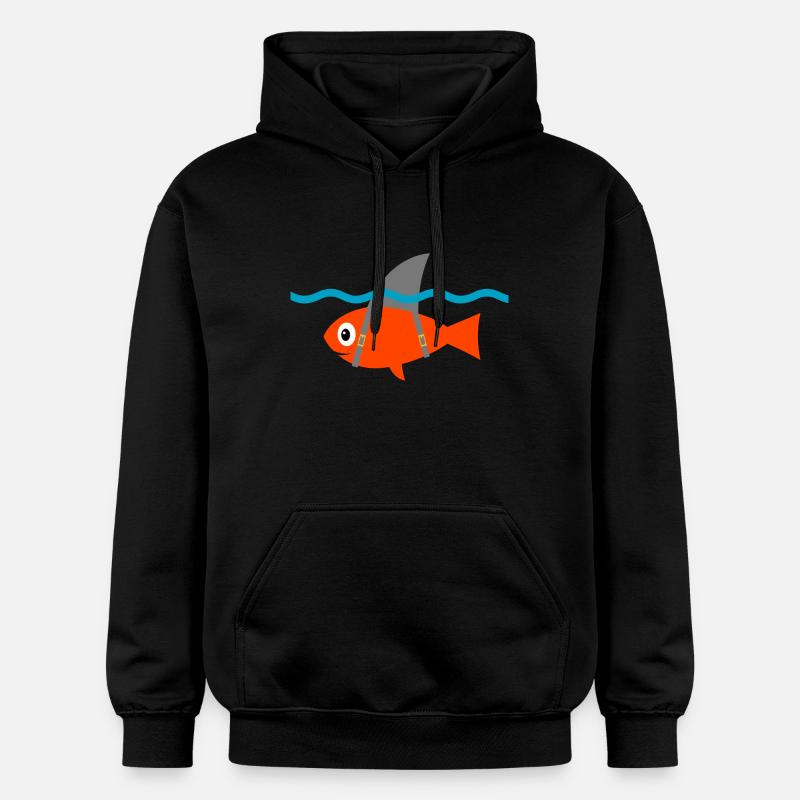 Requins - Sweat à capuche Softstyle® Gildan Unisexe - noir