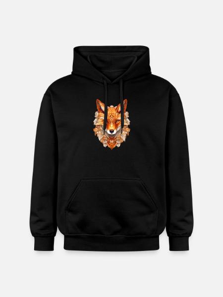Fuchs - Gildan Unisex Softstyle® Midweight Hoodie - Schwarz
