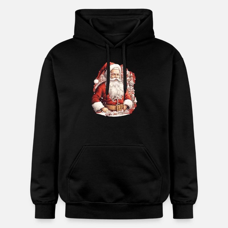 Père Noël - Sweat à capuche Softstyle® Gildan Unisexe - noir