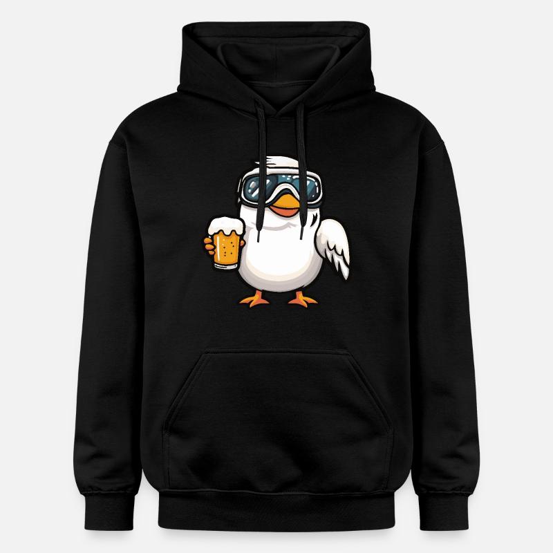 Taube Vogel Bière d’après-ski - Sweat à capuche Softstyle® Gildan Unisexe - noir