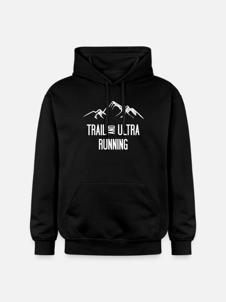 Trail et Ultra Running - Sweat à capuche Softstyle® Gildan Unisexe - noir