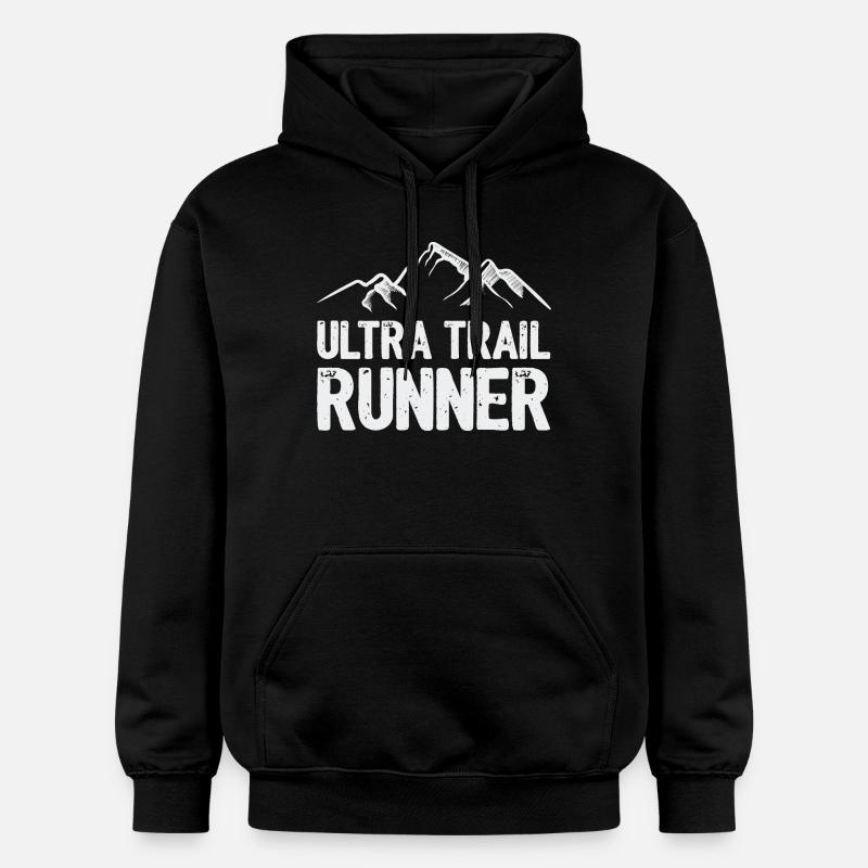 Ultra Trail Runner - Sweat à capuche Softstyle® Gildan Unisexe - noir
