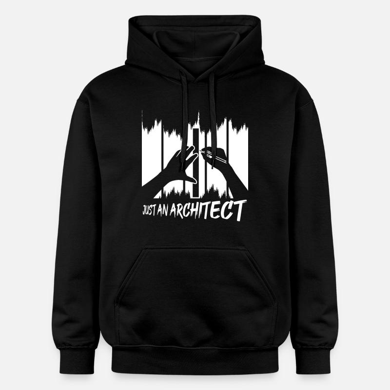 Un seul architecte - Sweat à capuche Softstyle® Gildan Unisexe - noir