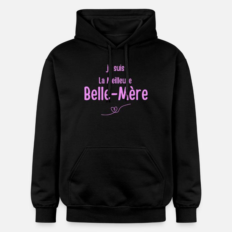 Ich bin die beste Schwiegermutter - Gildan Unisex Softstyle® Midweight Hoodie - Schwarz