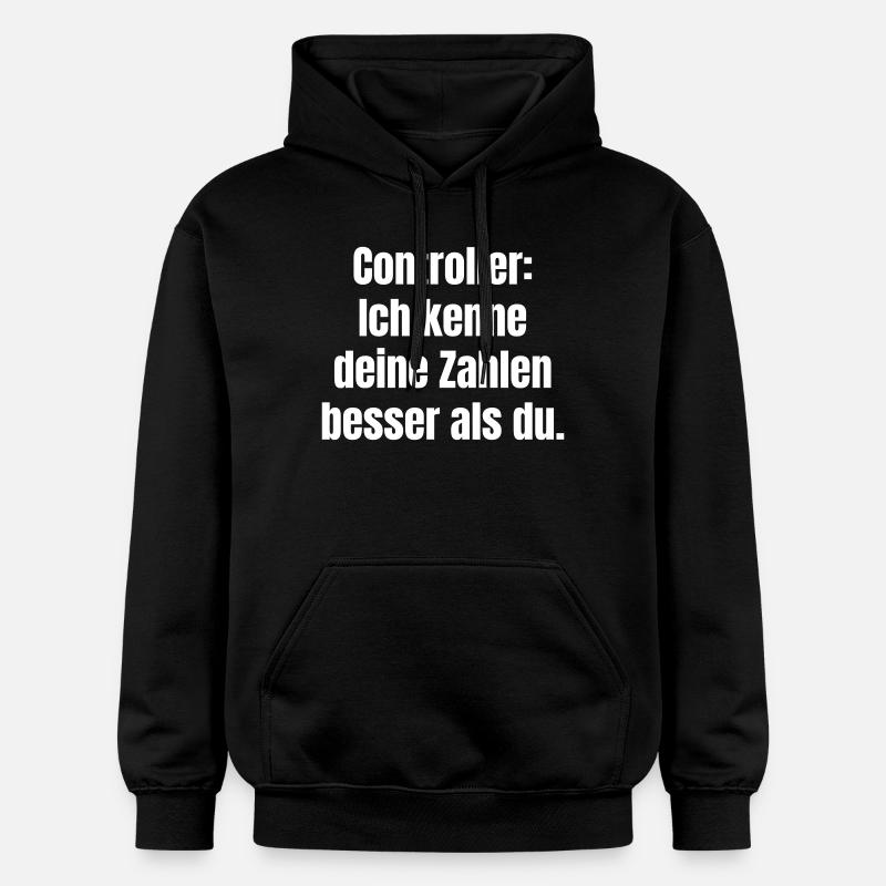 Controllers: Knowing numbers better - Gildan Unisex Softstyle® Midweight Hoodie - black