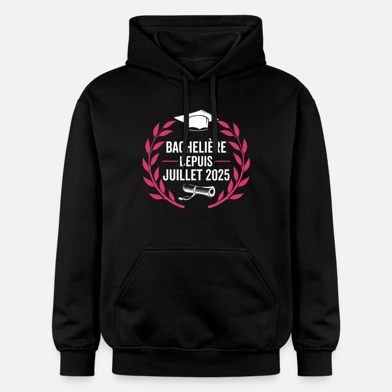 Baccalaureate 2025 Congratulations BAC - Gildan Unisex Softstyle® Midweight Hoodie - black