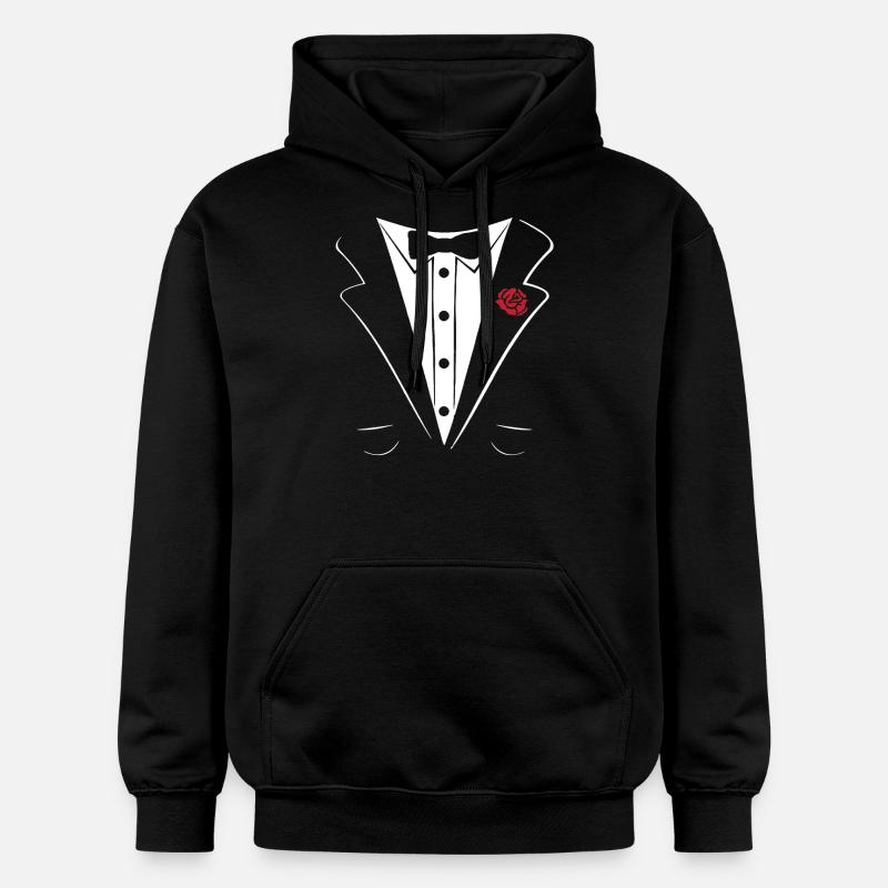 monsieur - Sweat à capuche Softstyle® Gildan Unisexe - noir