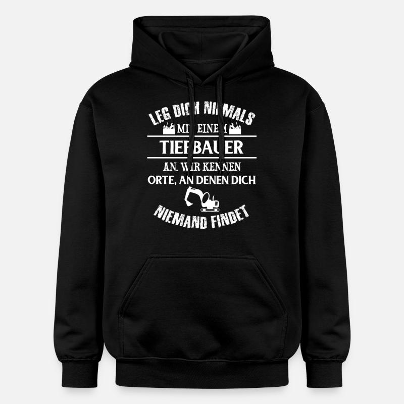 ingénieurs civils - Sweat à capuche Softstyle® Gildan Unisexe - noir